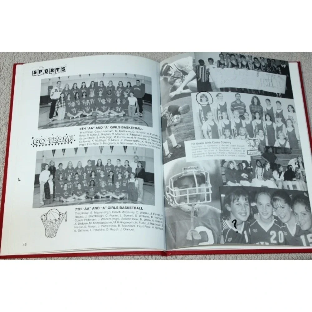 1996 Thayer‎ Hill Middle School Yearbook Annual Naperville Illinois IL - 96
